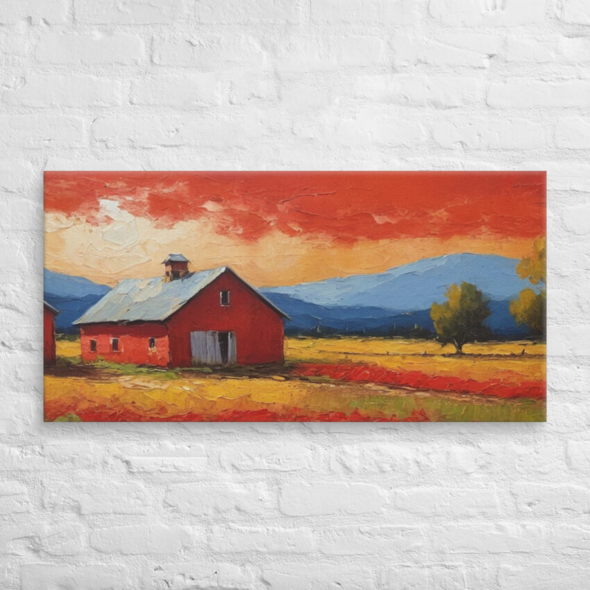 Sunset Over the Farmstead - Image 5