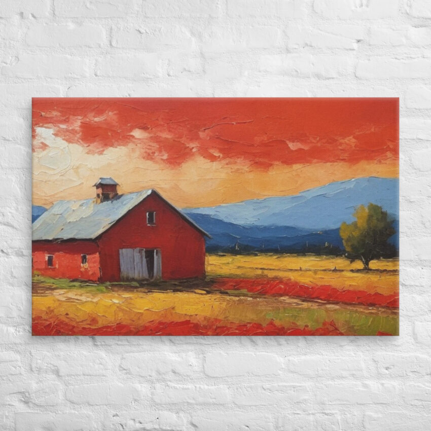 Sunset Over the Farmstead - Image 4